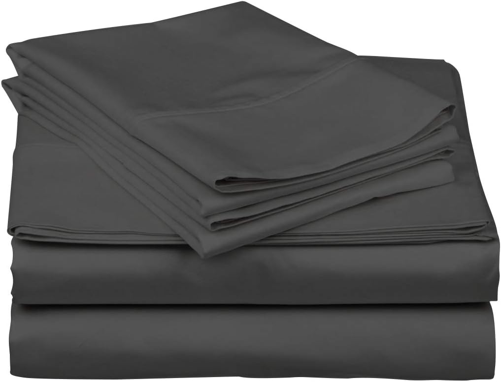 Blush 100% Egyptian Cotton Sateen Sheet Set, California King, 4Pc I26662