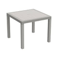 Rattan 4-Seater Table Gray Q15128
