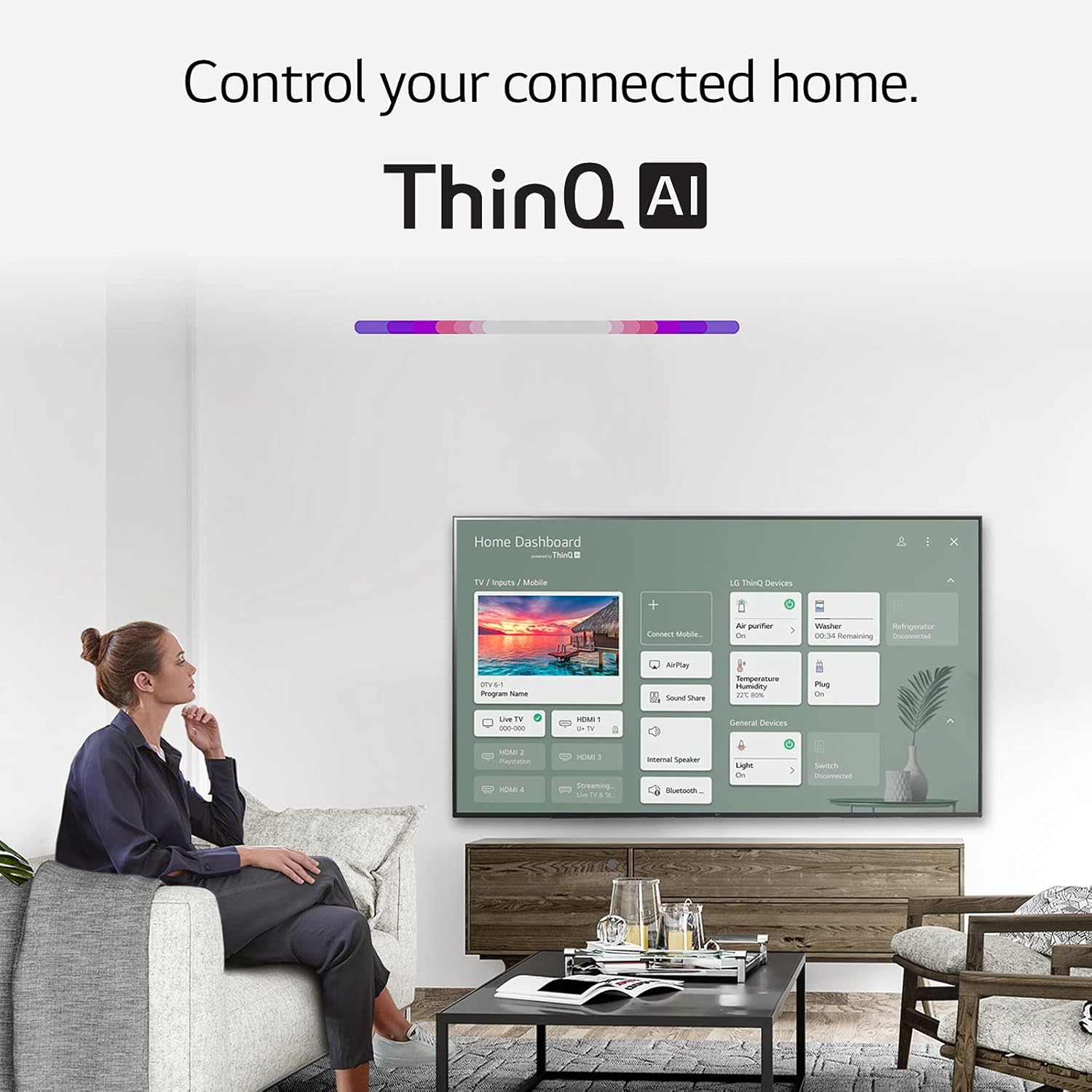 55" 4K UHD Smart TV with 60Hz Refresh Rate J77568