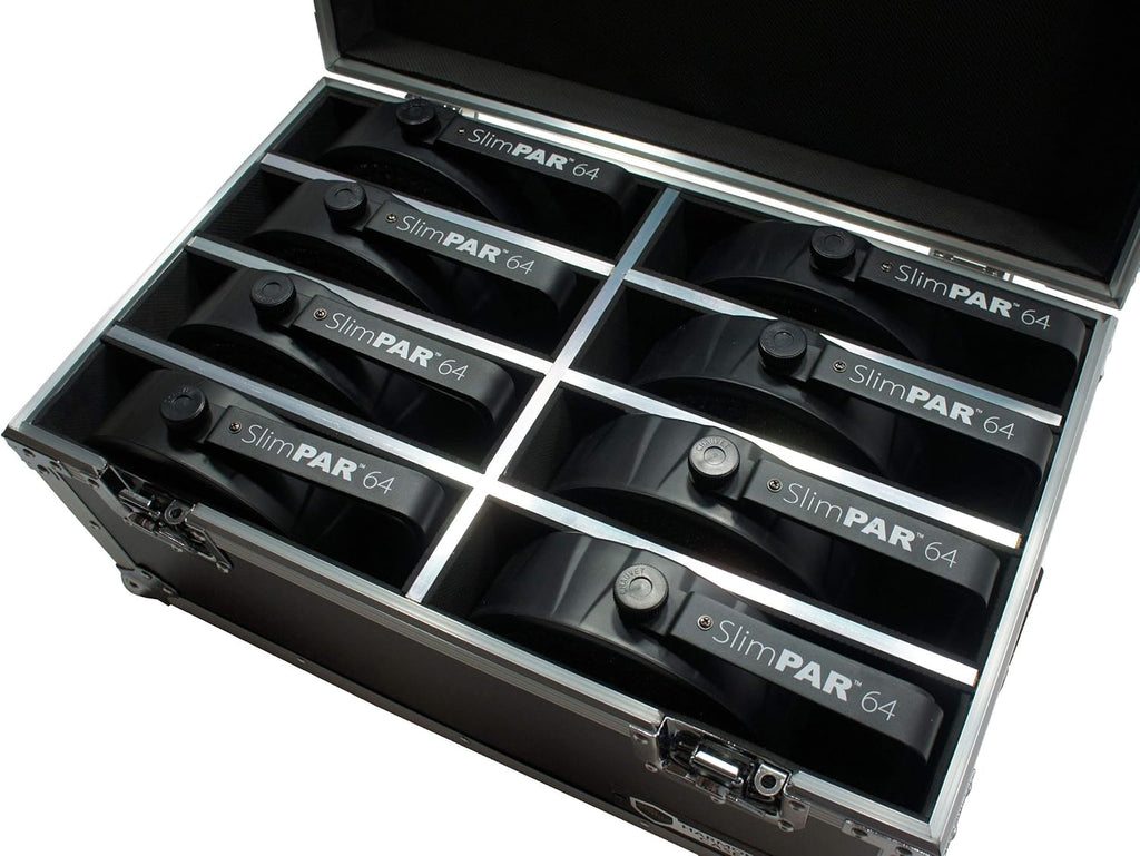 Light Flight Case Compatible with SlimPAR 64 RGBA x 8 Y438