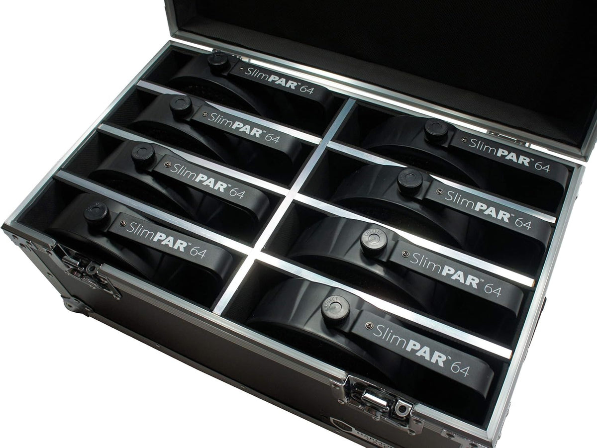Light Flight Case Compatible with SlimPAR 64 RGBA x 8 Y438