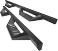 Black 4" Drop Side Steps Nerf Bars for Crew Cab Truck (2pcs) S424338