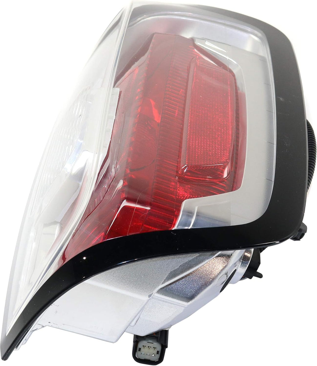 Tail Light Assembly Clear Red Lens Driver Side P608128