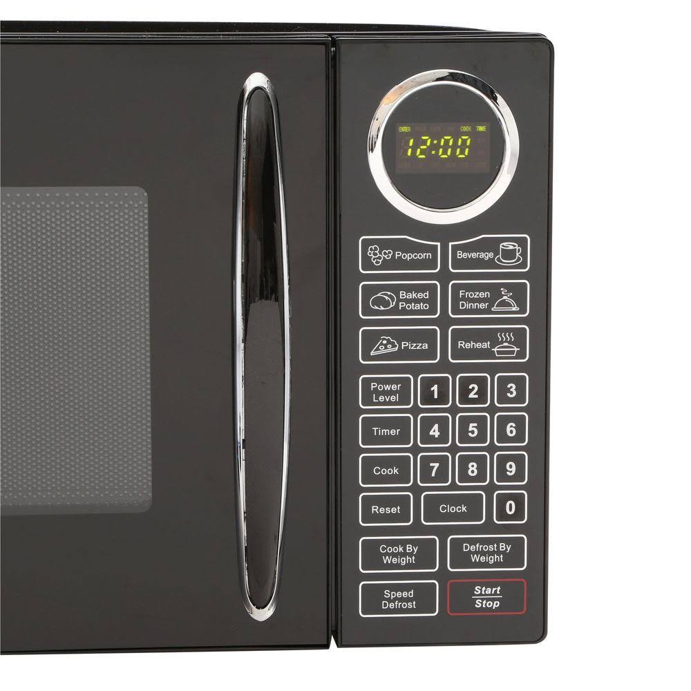 0.9 Cu ft Black Microwave D58117
