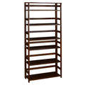 Mocha Walnut Folding Bookcase Z946252