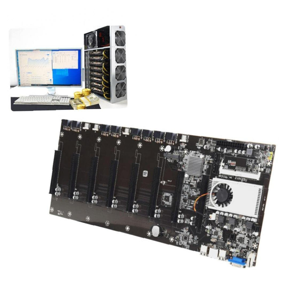 Mining Motherboard with 8 Video Card Slots Q4431