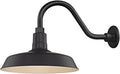 Black Farmhouse Industrial Gooseneck Outdoor Barn Light with 14 Shade T551