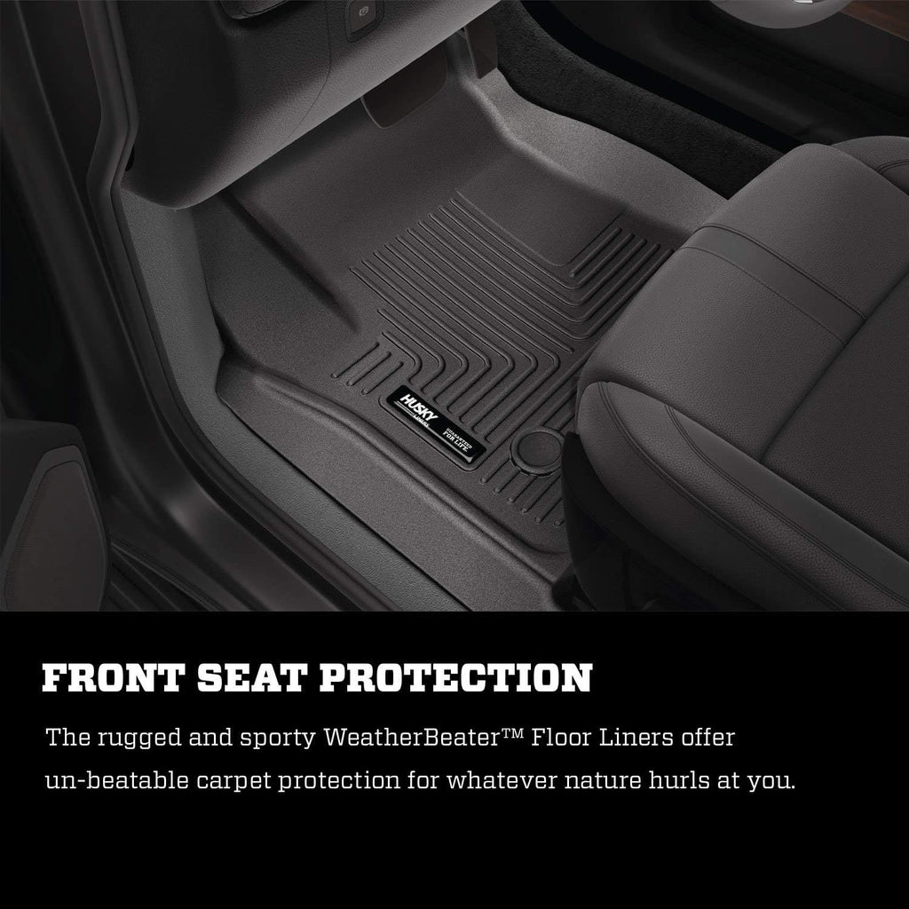 Black Front Floor Liners 2 Pcs D516426