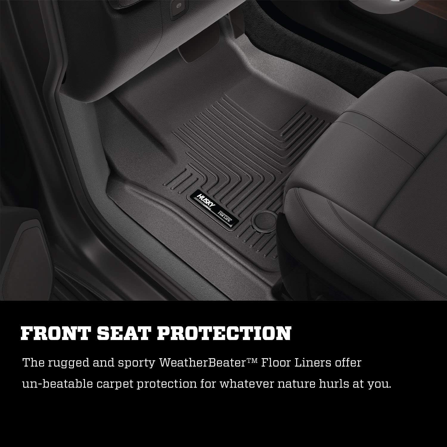 Black Front Floor Liners 2 Pcs D516426