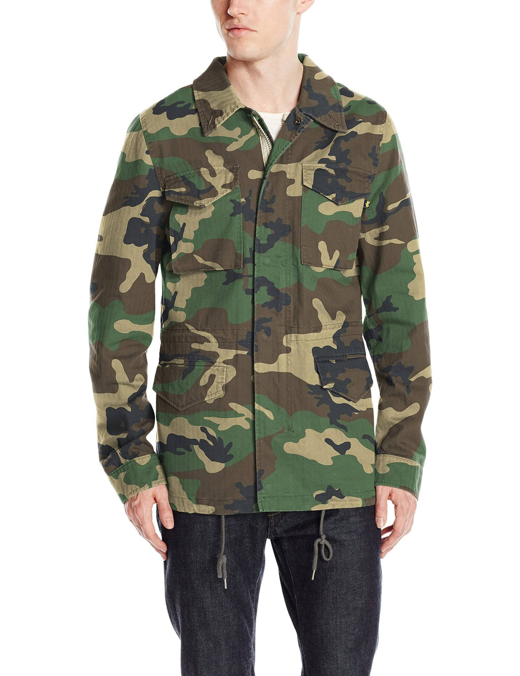 Camo Woodland Field Coat XL J96616