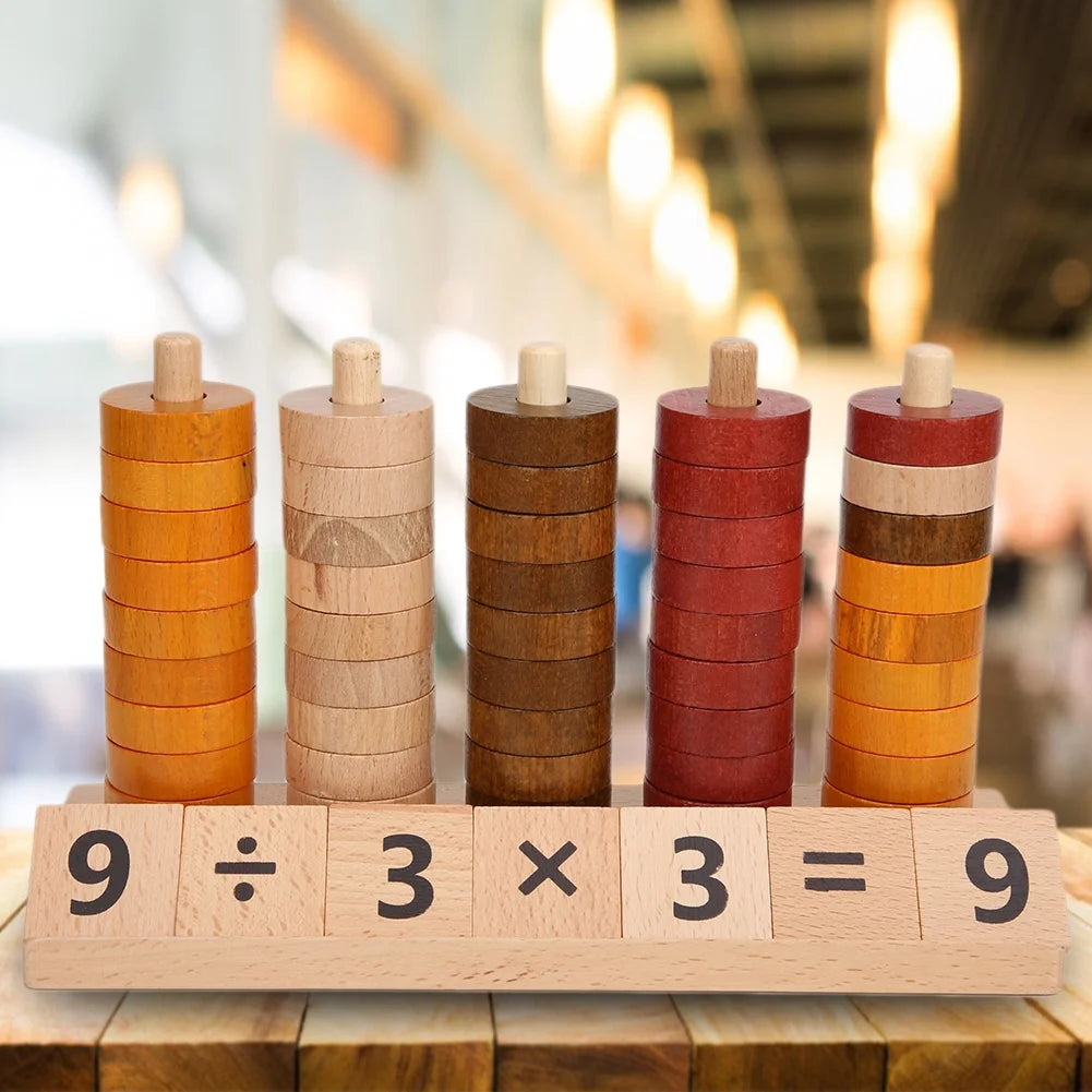 Wooden Number Counting Maths Toy N3121