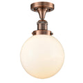 1 Light 8 inch Semi-Flush Mount K2817