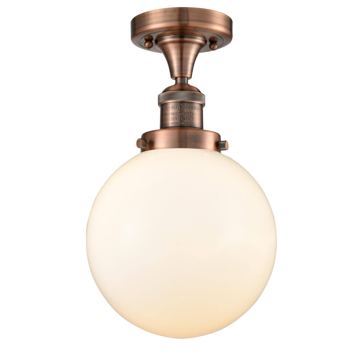 1 Light 8 inch Semi-Flush Mount K2817