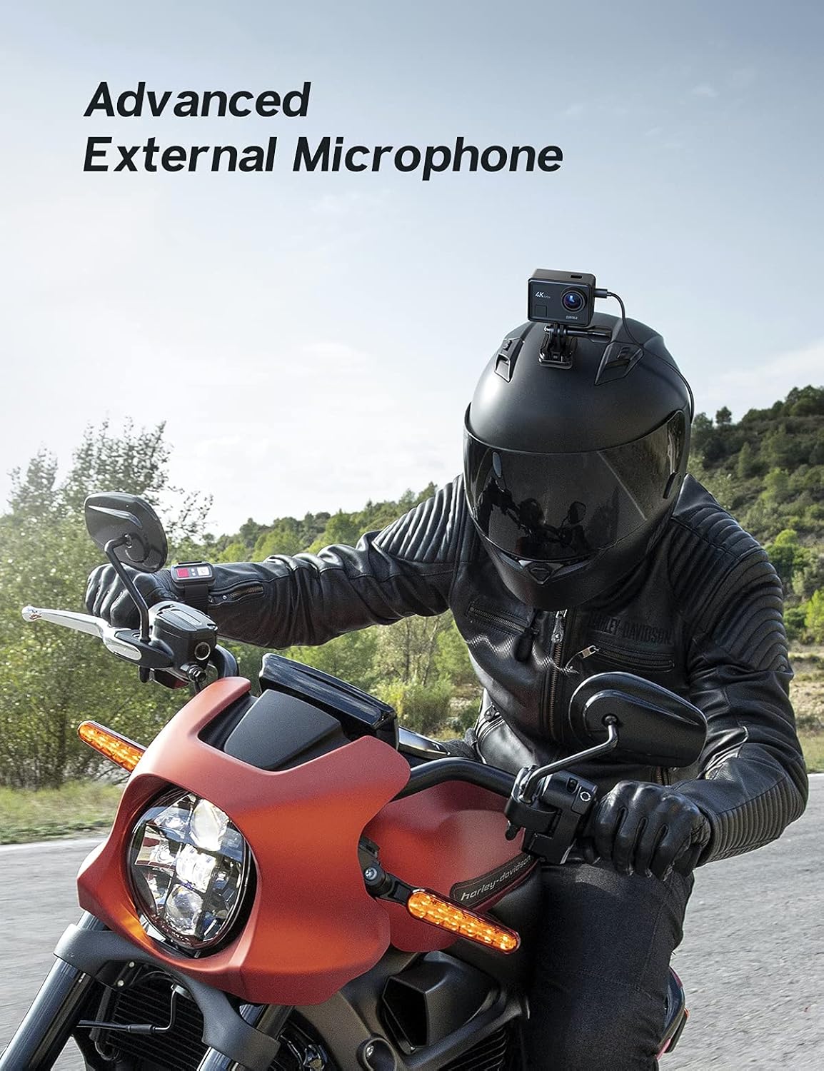 4K/60FPS Waterproof Action Camera with Touch Screen WiFi and 2X1350mAh Batteries C6634