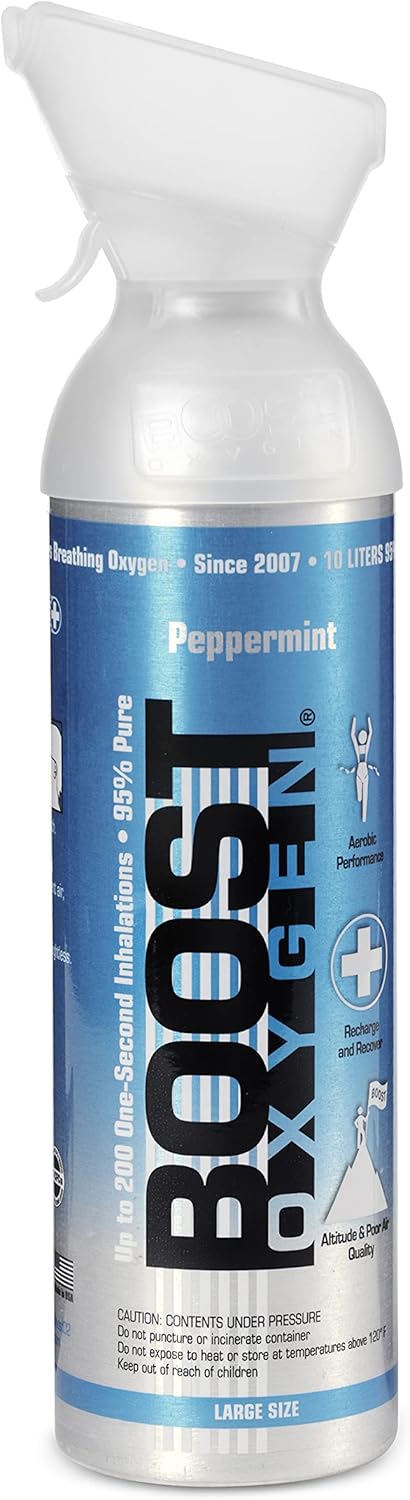 4 Pack Large 10L Natural Portable Pure Oxygen Canister L598656
