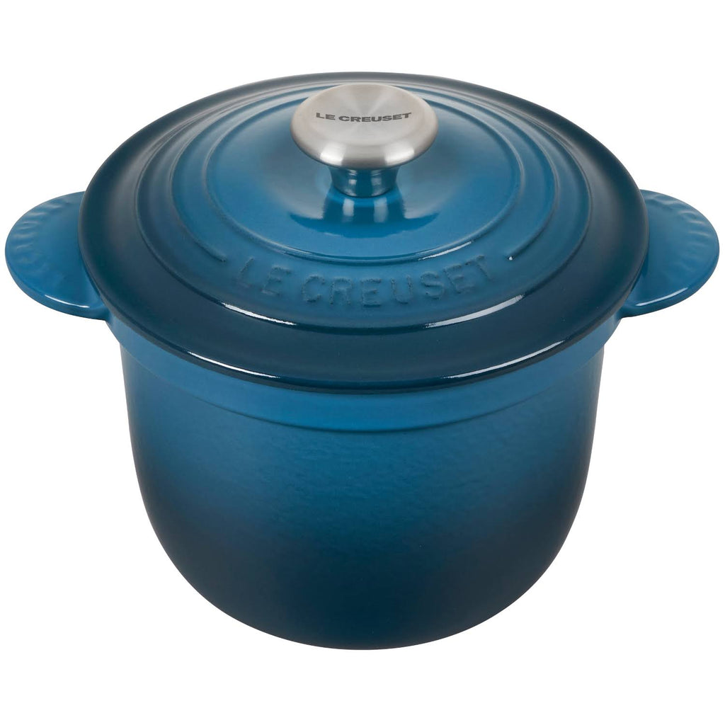2.25 Qt Cast Iron Rice Pot Deep Teal F870