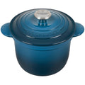 2.25 Qt Cast Iron Rice Pot Deep Teal F870