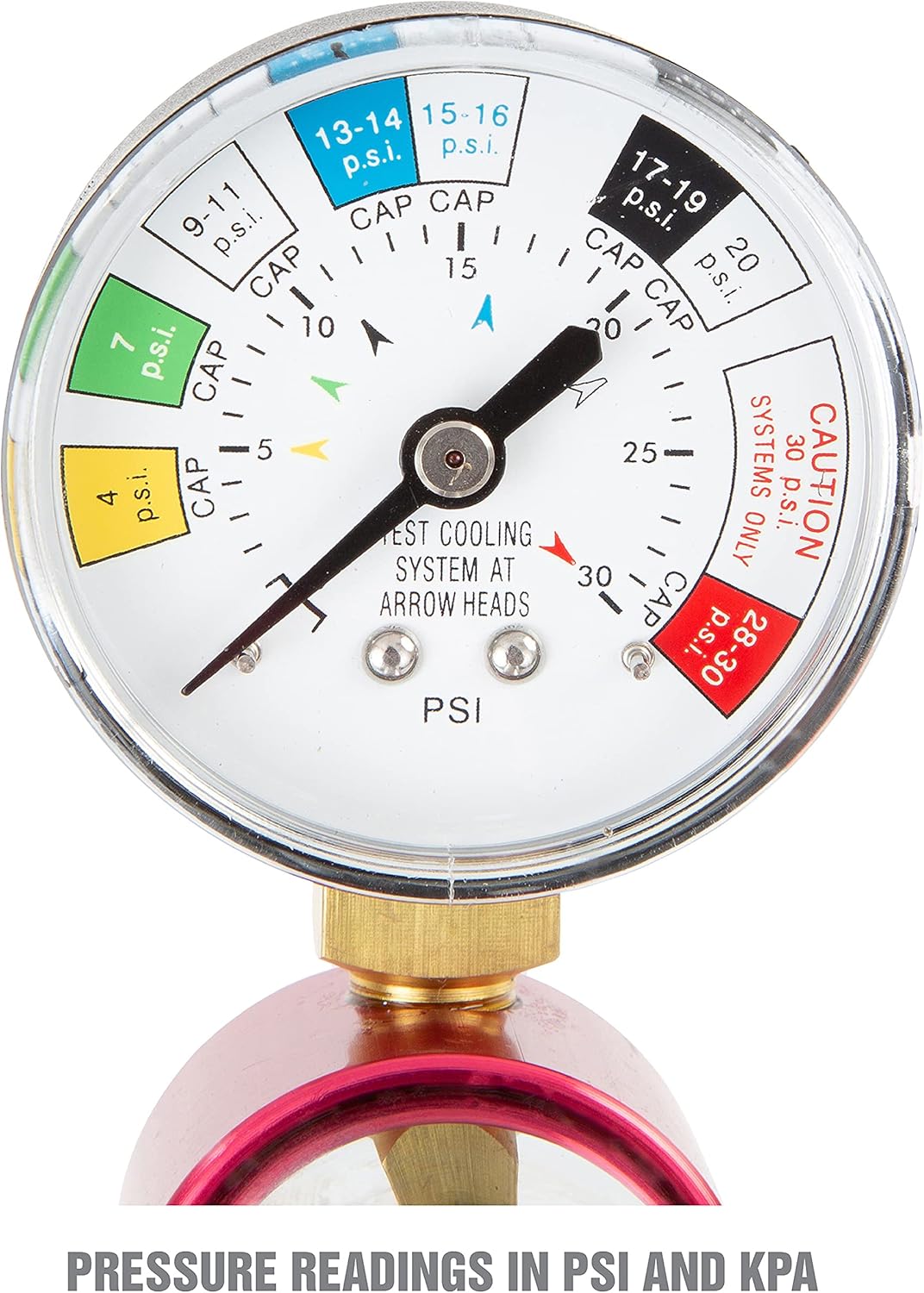 Radiator and Cap Test Kit, Pressure Tester for Coolant System R771638