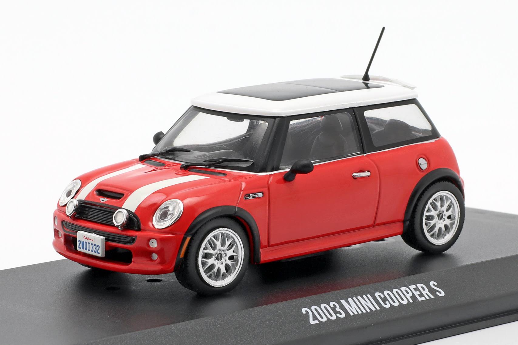 Mini Cooper S 1:43 Red White W9047