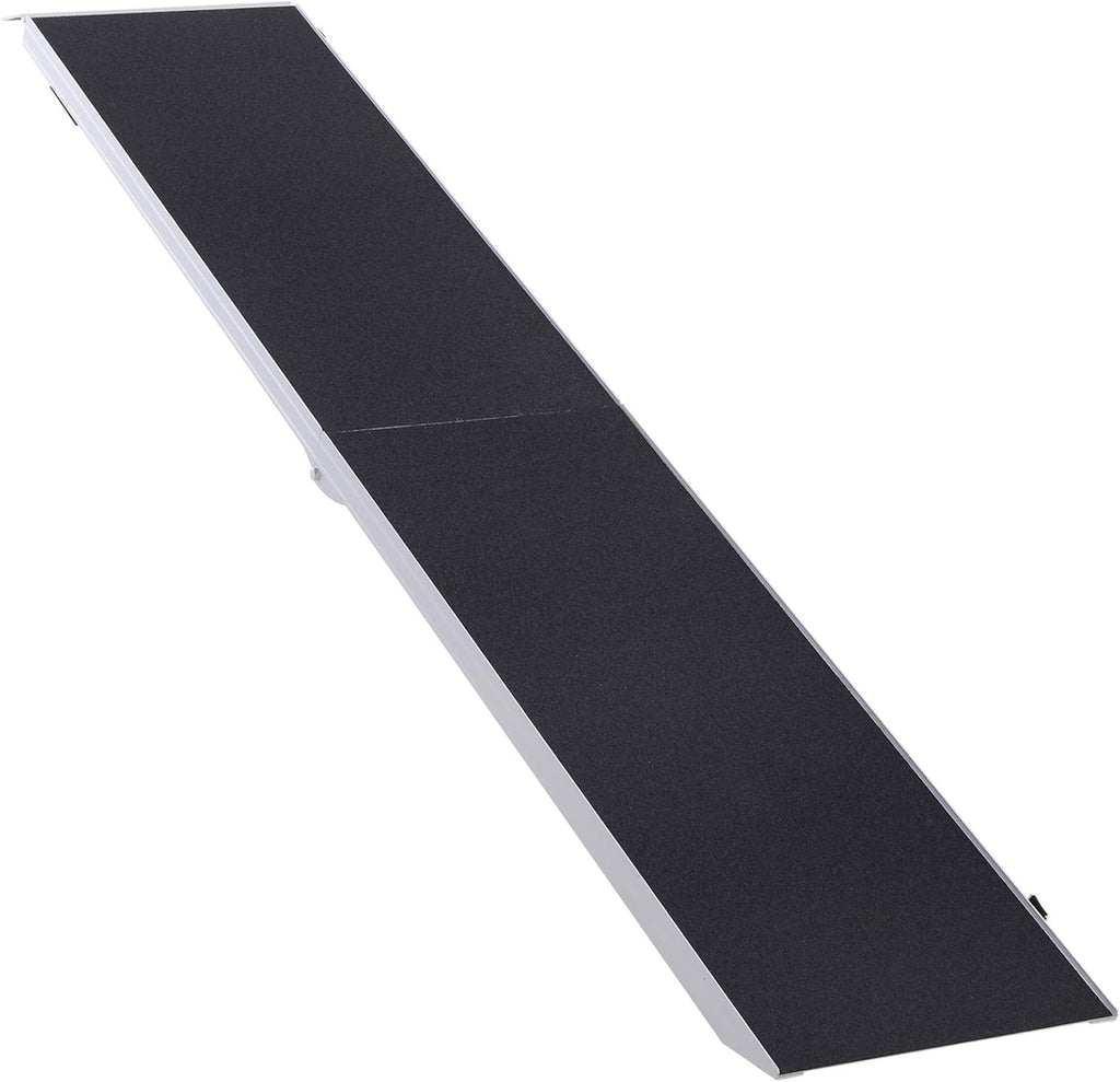 96" Portable Bi-Fold Pet Ramp with Safety Lock & Carry Handle N802