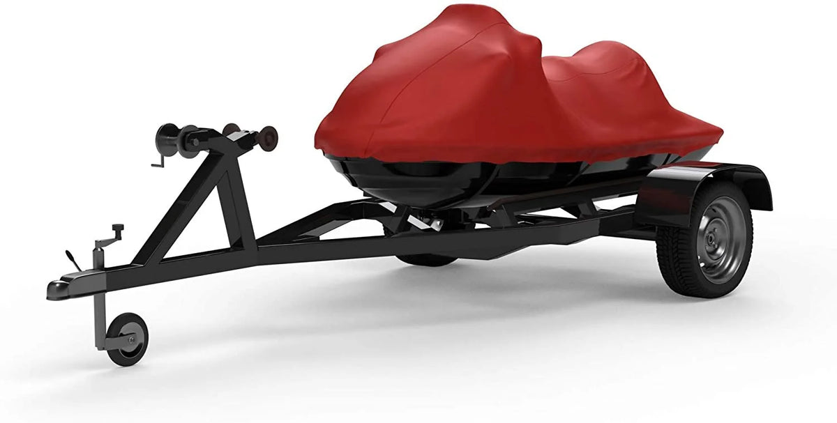 Red Trailerable Jet Ski Cover with Storage Bag F32477