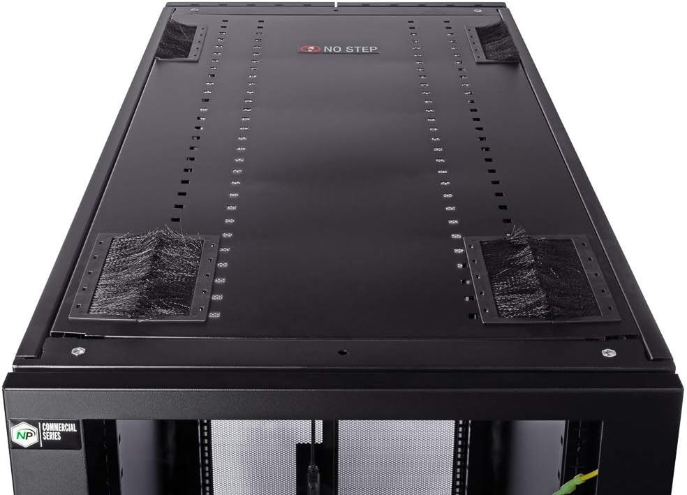 42U Server Rack Cabinet with Glass Door R74482
