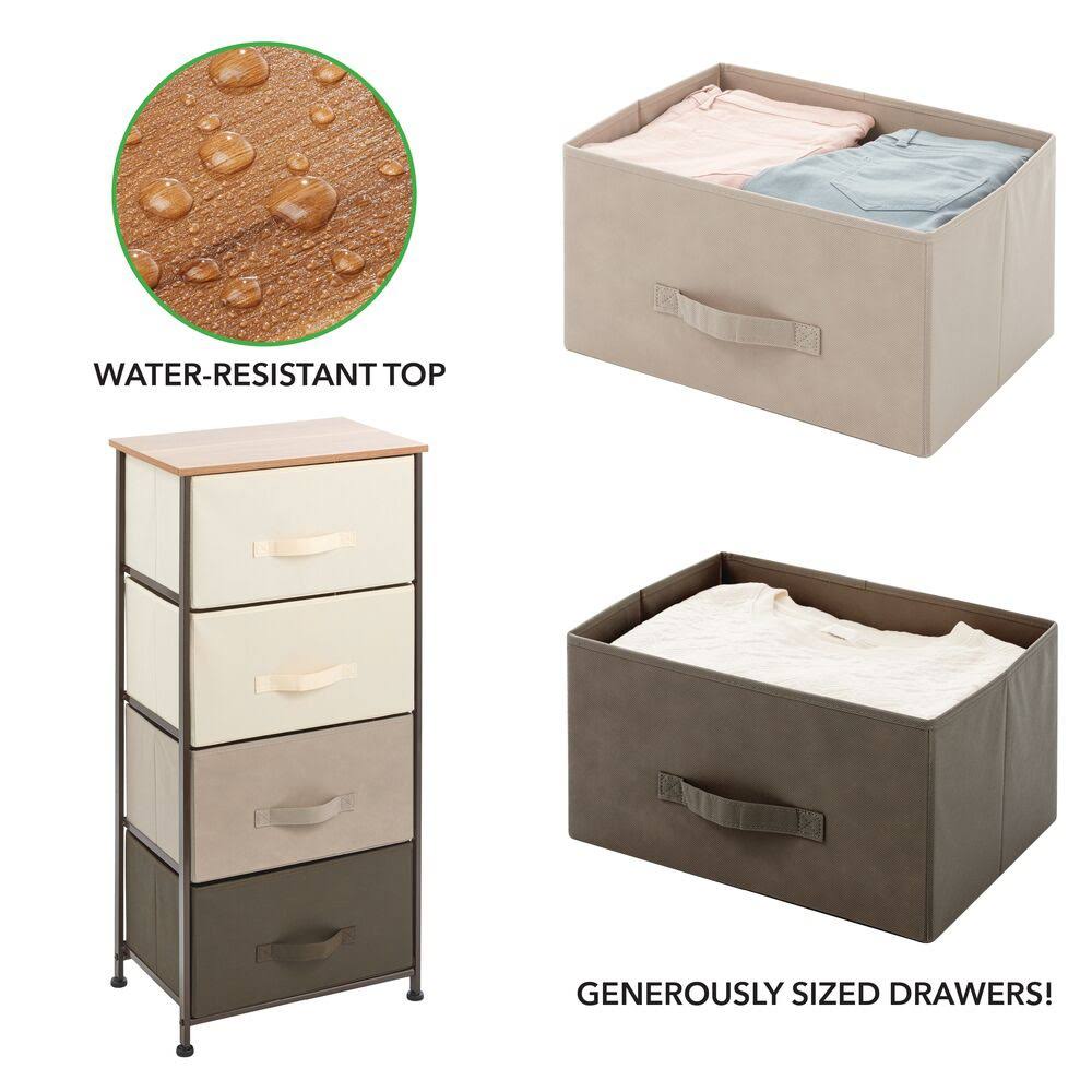 Vertical Dresser Storage Tower with 4 Drawers O265103