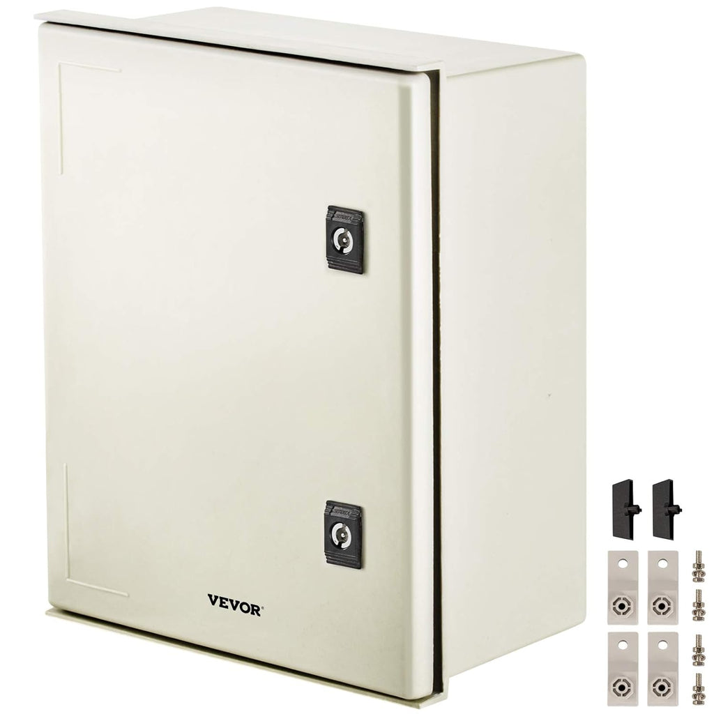 16 x 12 x 8'' NEMA 4X Fiberglass Electrical Box with Mounting Plate V32097