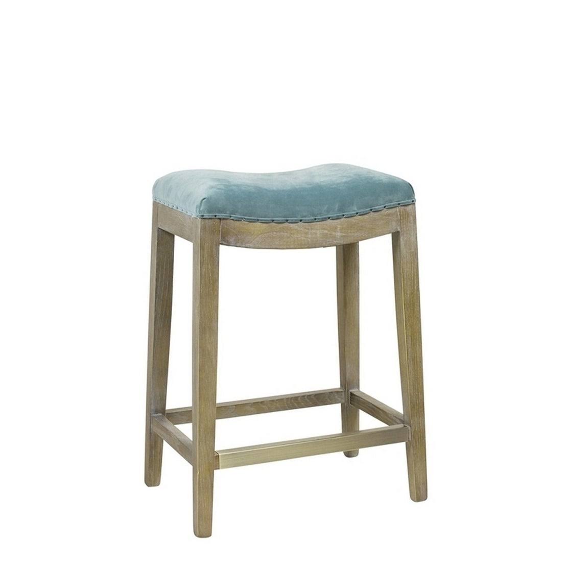 Green Wood Stool O294