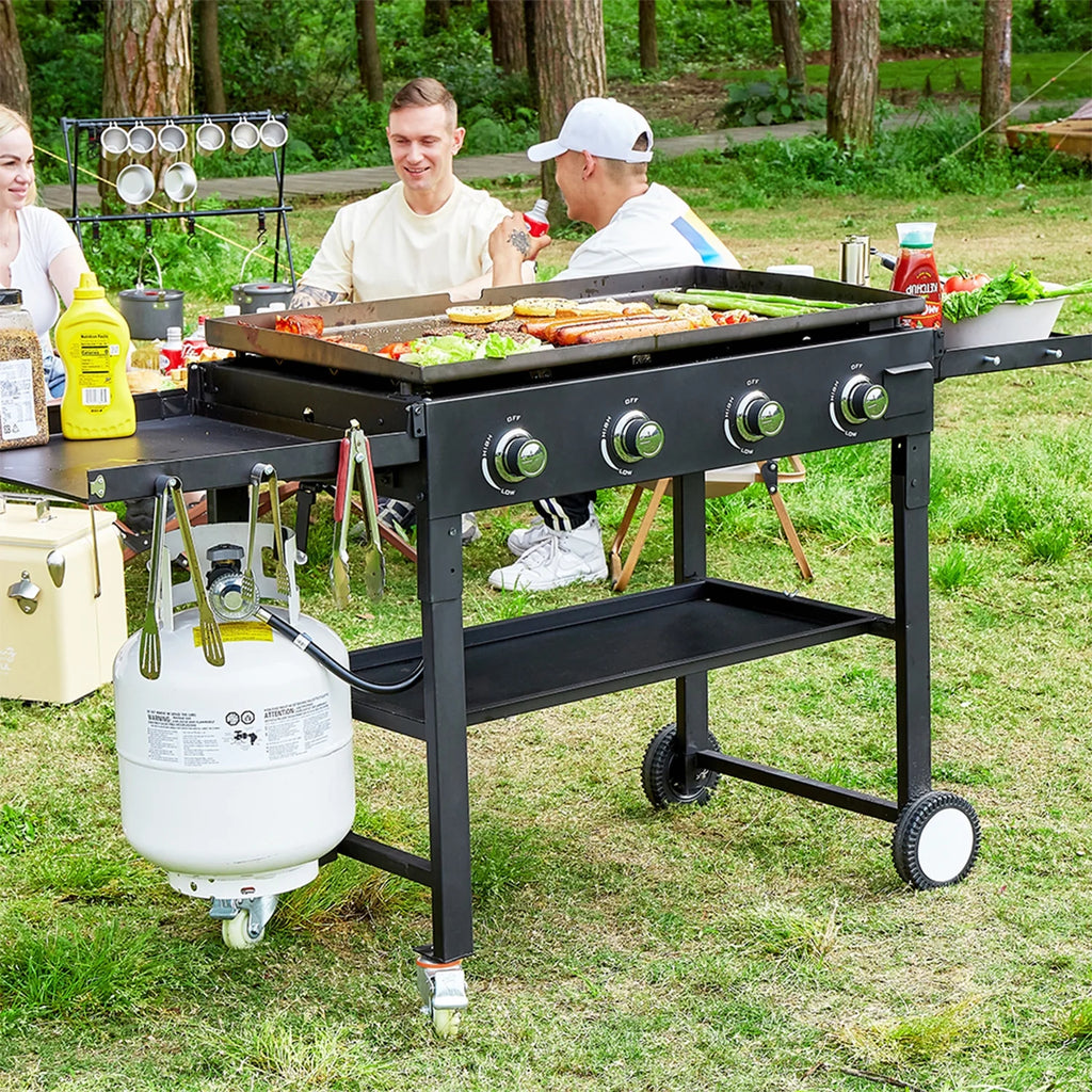 4 Burner Foldable Outdoor Propane Gas Grill S63956