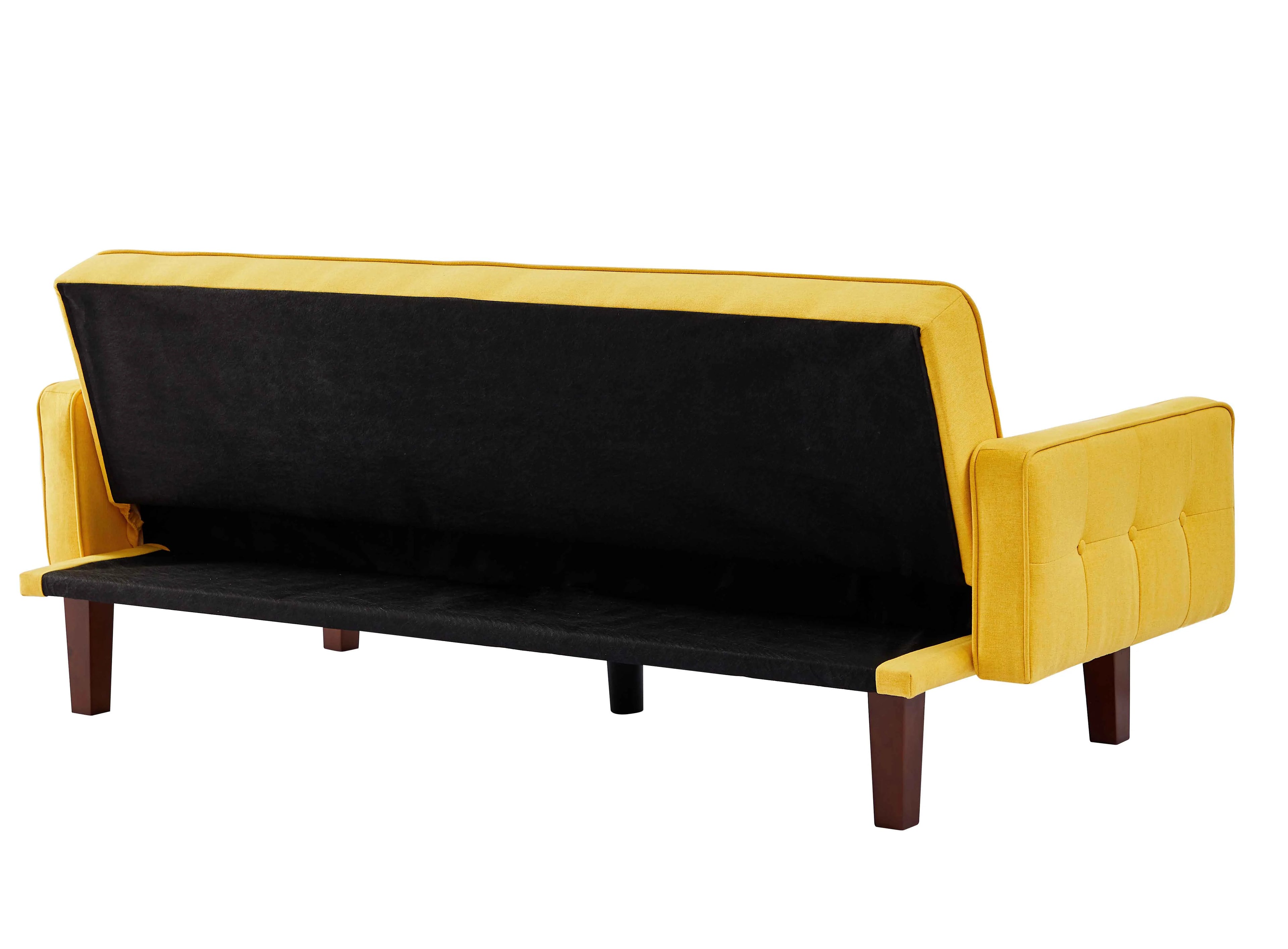 Futon Sofa Bed with Wood Legs P905714
