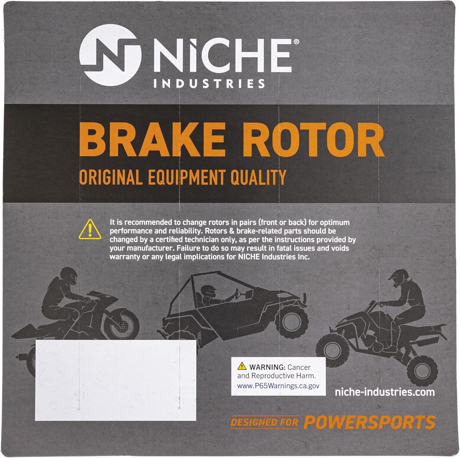 Front Brake Rotor for Yamaha Grizzly 600 ATV 2 Pack M3617
