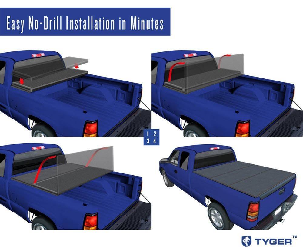 Tri-Fold Truck Bed Tonneau Cover M1847