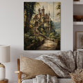 Rustic Wall Art Print on Natural Pine Wood X241