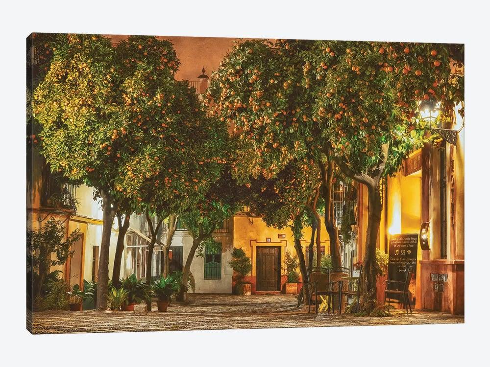Night in Sevilla Print Canvas Art O174