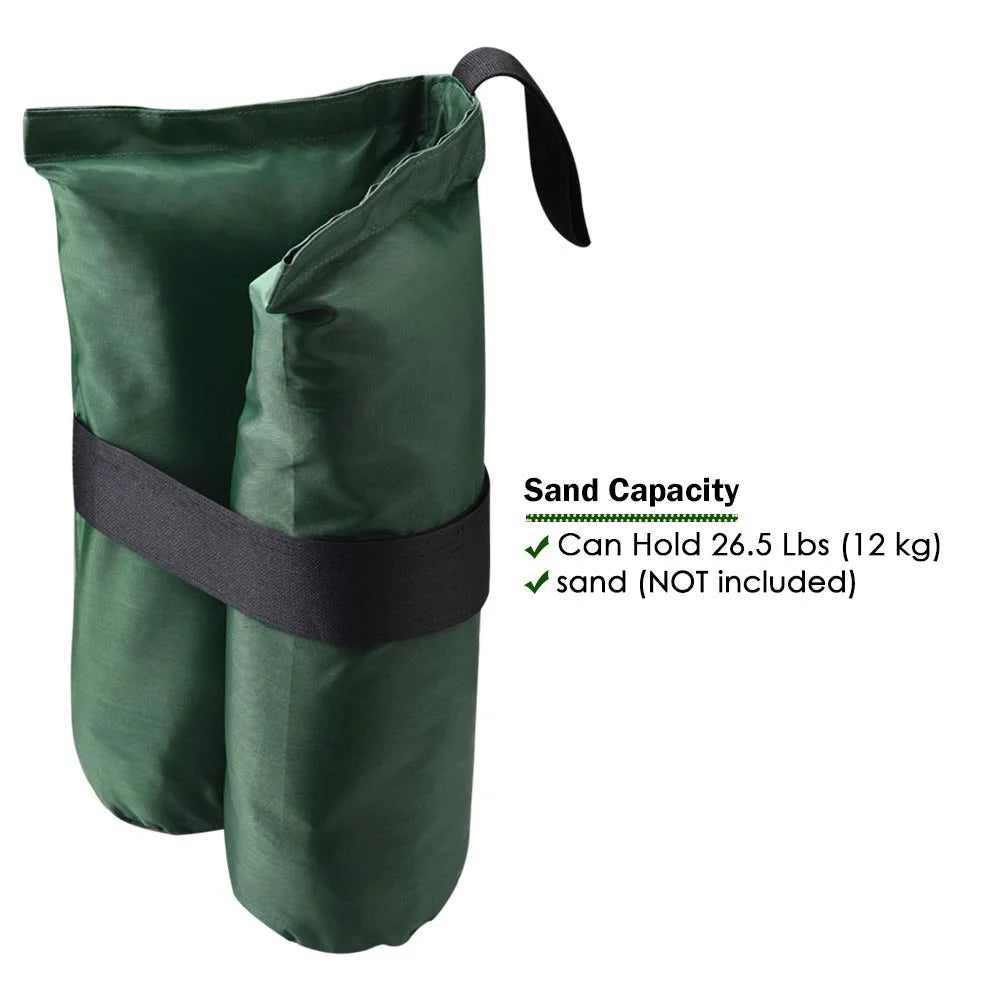 10 x 10 Ft Pop Up Canopy Top Replacement with 4 Set Sand Bags S6586