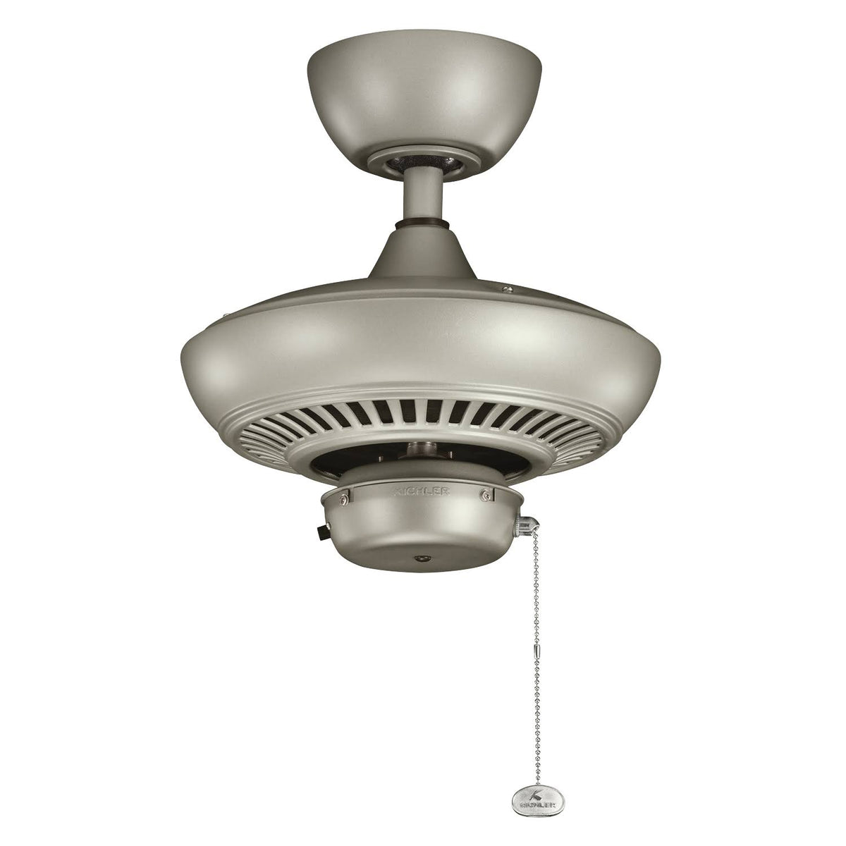 Antique Satin Silver Ceiling Fan Q397