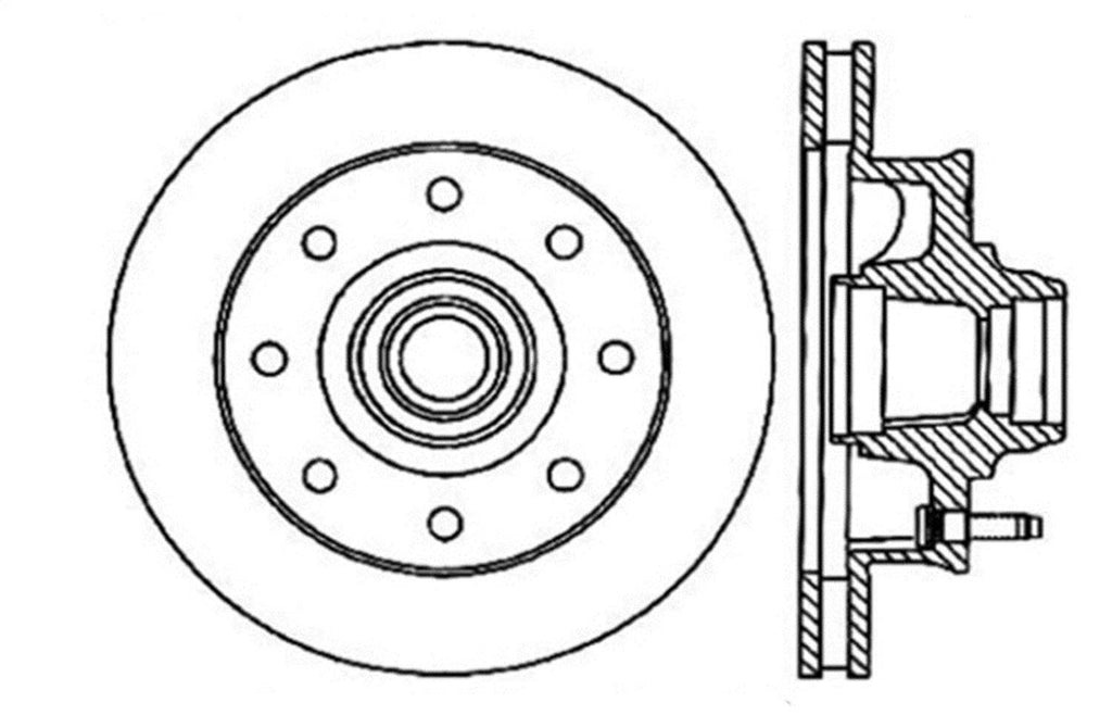 Drilled Sport Brake Rotor U979455
