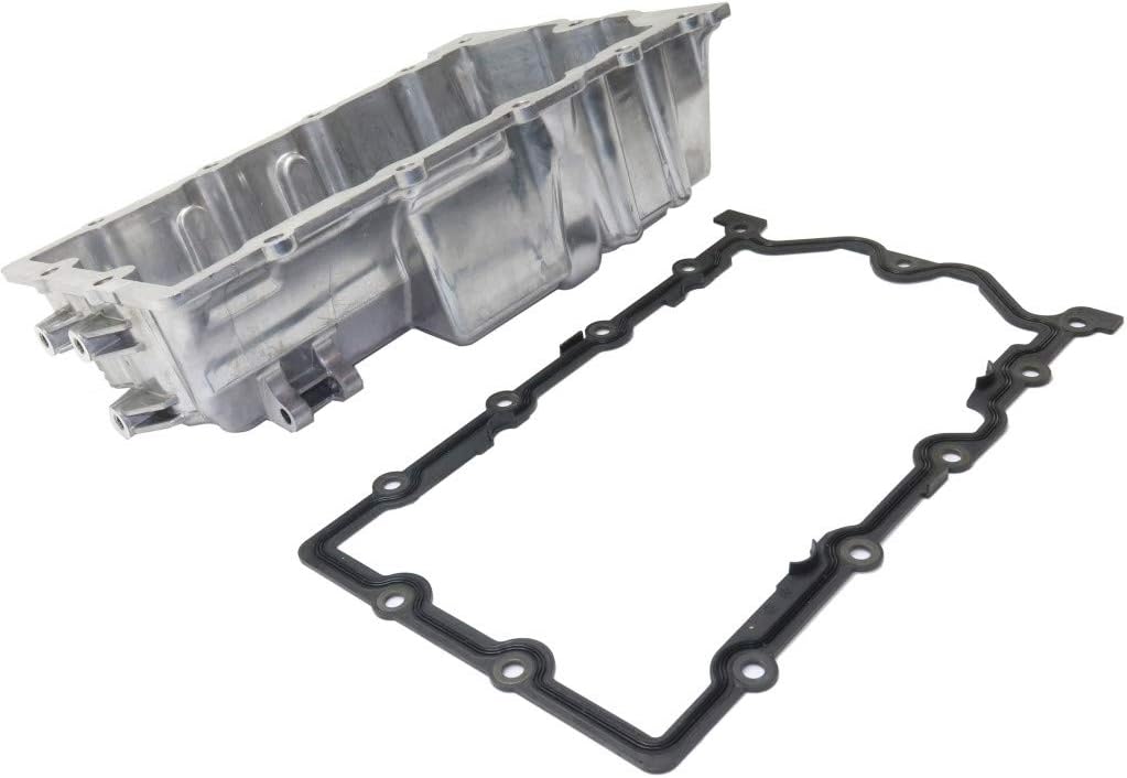 Aluminum Oil Pan with Gasket and Drain Plug D497