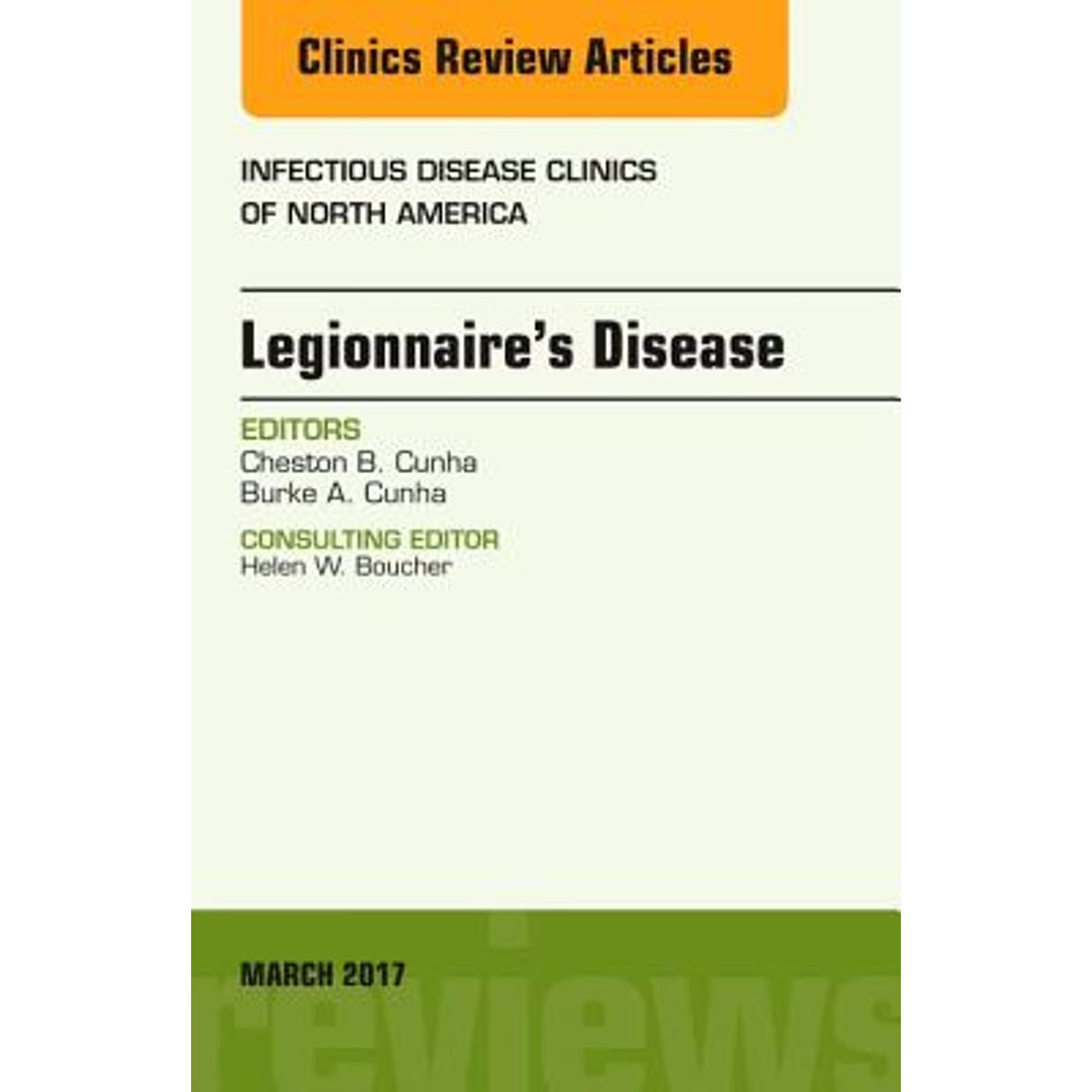 Infectious Disease Clinics North America: Volume 31 Z3946