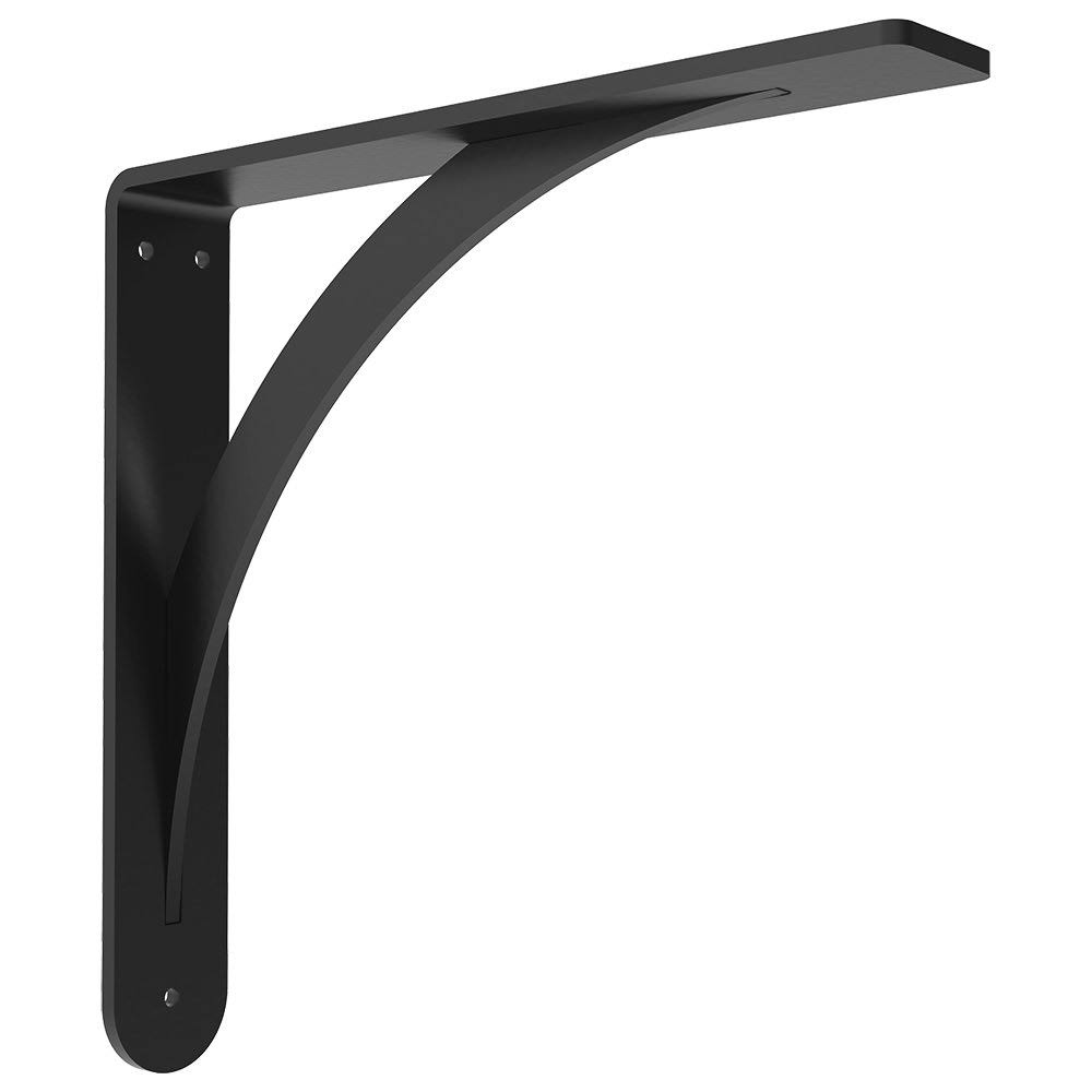 Flat Black Countertop Brackets 16x2x16 K310
