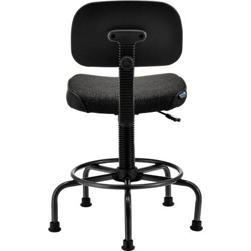 Fabric Desk Stool Black F371