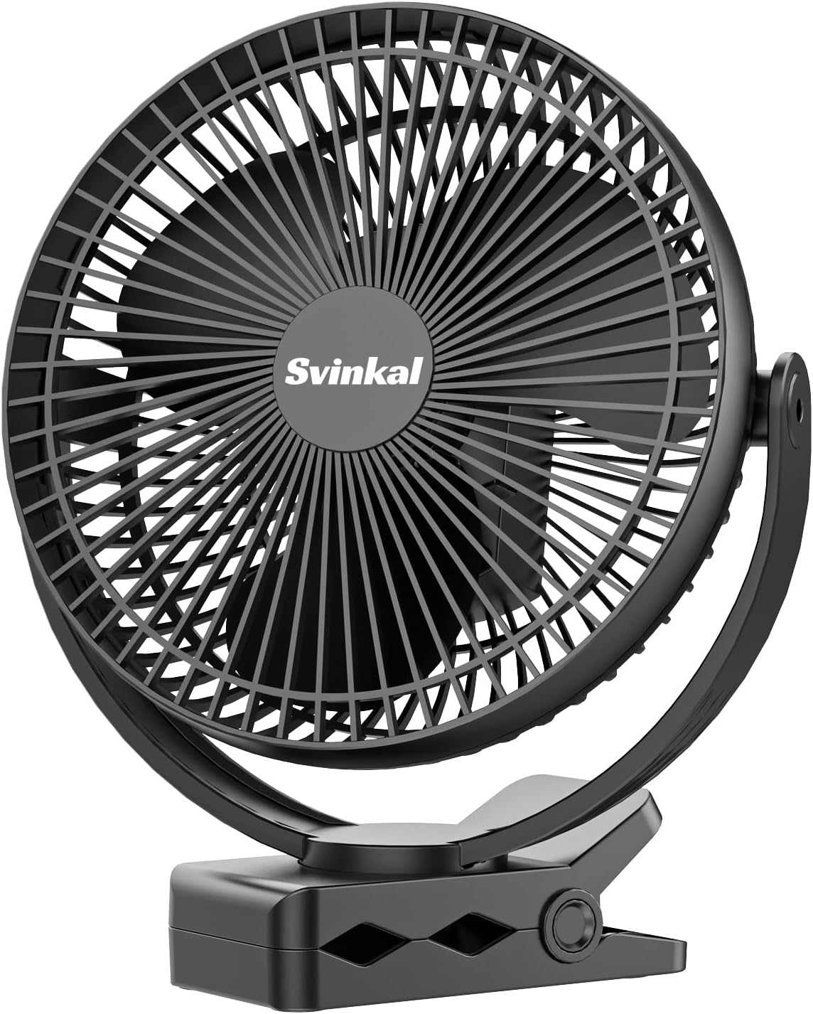 USB Desk Fan with 20000mAh Rechargeable Battery, 200 Hours, 3 Speed, 360° Rotation A62525