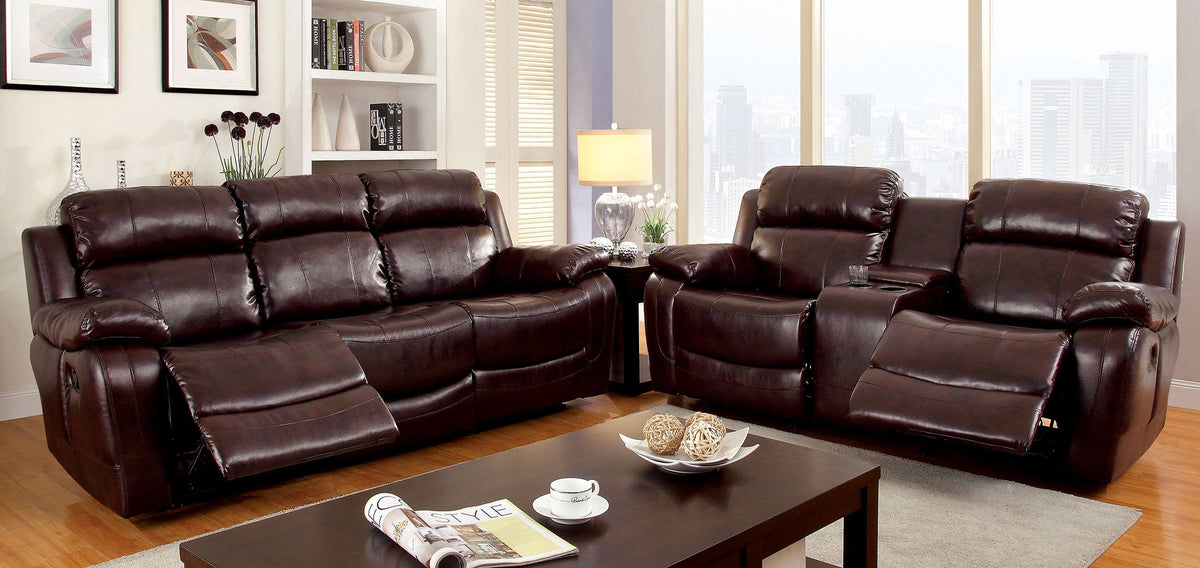 Dark Brown Glider Recliner E553