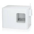 Cloud White Enclosed Cat Litter Box X55193