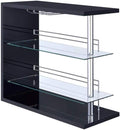 Glossy Cappuccino Bar Unit S8742