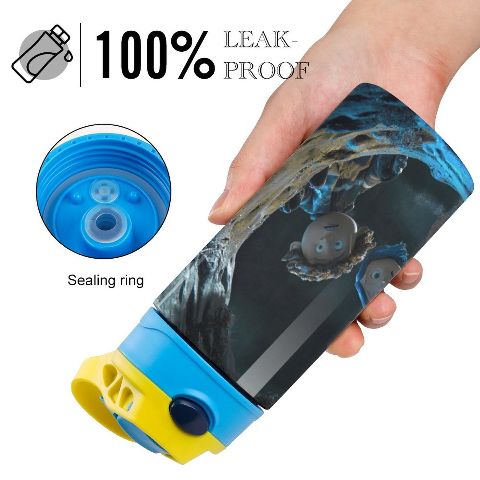Insulated Stainless Steel Water Bottle with Straw O480