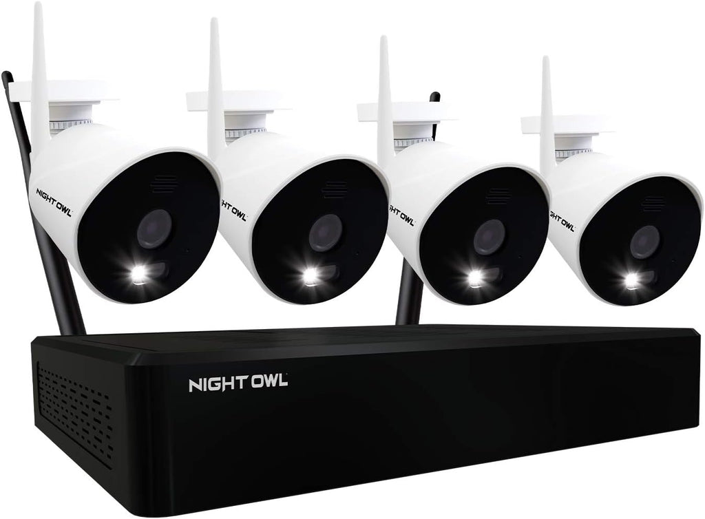 1080p Wi-Fi Smart Security System with 4 Indoor/Outdoor Cameras and 1TB Hard Drive C949