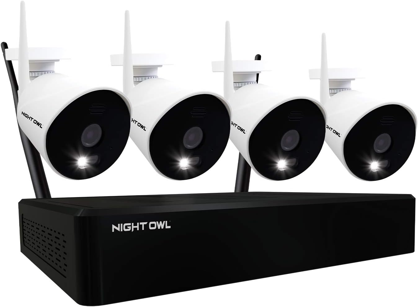 1080p Wi-Fi Smart Security System with 4 Indoor/Outdoor Cameras and 1TB Hard Drive C949