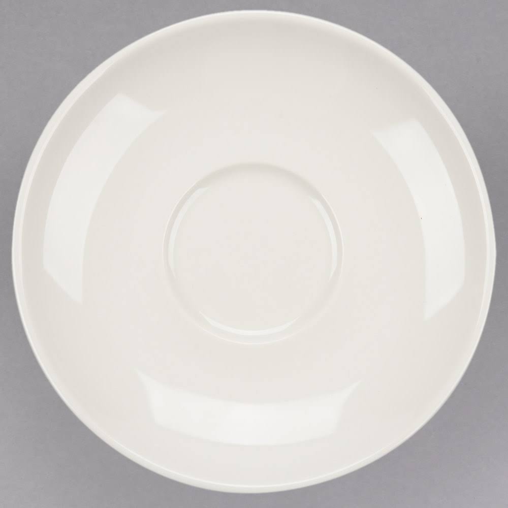 Vitrified China Saucer Eggshell 6.5 in. U3524